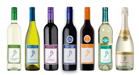 Picture of THE MAGNIFICANT SEVEN - 1 OF EACH BAREFOOT WINE