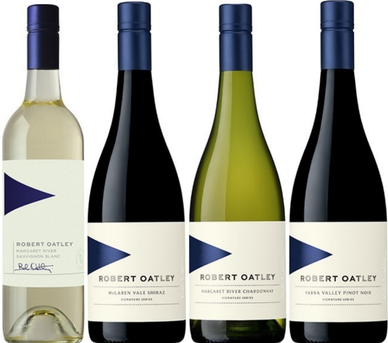 Picture of ROBERT OATLEY AWESOME FOURSOME - SAV BLANC, SHIRAZ, CHARDONNAY, PINOT NOIR