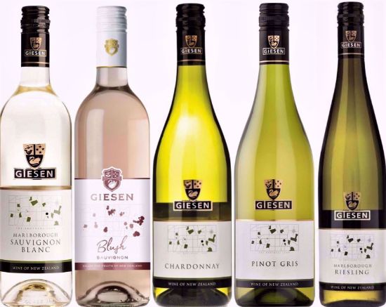 Picture of GIESEN FIVESOME - SAV, BLUSH, CHARDY, GRIS, RIESLING